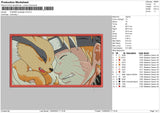 Kurama Rectangle V2 Embroidery File 5 sizes