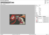 Kurosaki Ich Embroidery File 6 sizes