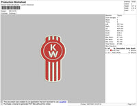 KW Embroidery File 3 size