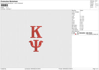 KY Embroidery File 4 size