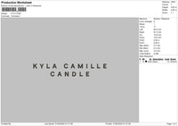 Kylatext Embroidery File 6 sizes