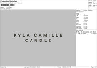 Kylatext Embroidery File 6 sizes