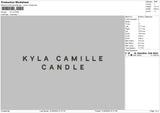 Kylatext Embroidery File 6 sizes