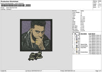 Karan Square Embroidery File 6 sizes