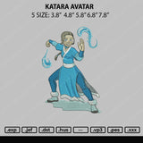 Katara Embroidery File 5 sizes