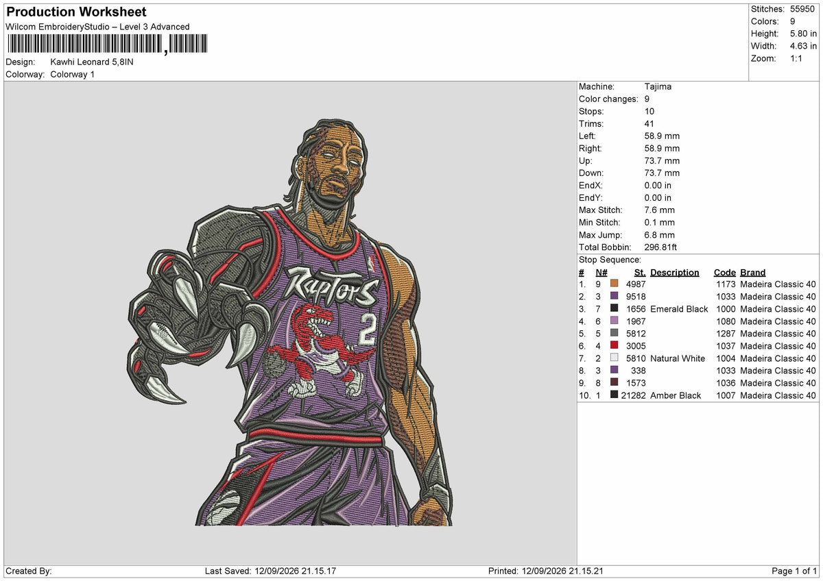 Player 2 Embroidery Machine Design File 6 sizes