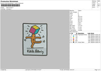 Keith Honing Embroidery File 5 sizes