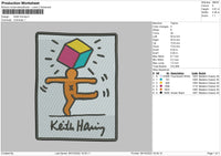 Keith Honing Embroidery File 5 sizes