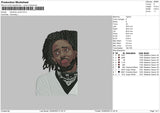Kendrick Lamar Embroidery File 4 size