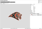 Tiger 2603 Embroidery File 6 sizes