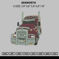 Keneworth Embroidery File 5 sizes
