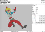 Kid Hero Embroidery File 6 sizes