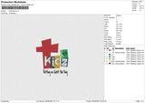 Kidz Rock Embroidery File 4 sizes