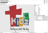 Kidz Rock Embroidery File 4 sizes