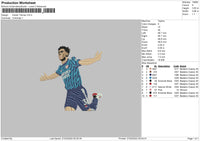 Kieran Tierney Embroidery File 4 size