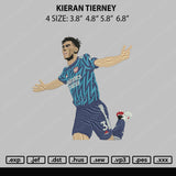 Kieran Tierney Embroidery File 4 size