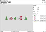 Kirby Xmas Embroidery File 6 sizes