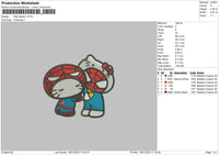 Kittyspider1601 Embroidery File 6 sizes