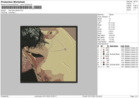 Kiwi Harry Style Embroidery File 4 size