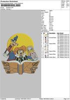 Mickey Halloween 1607 Embroidery File 6 sizes