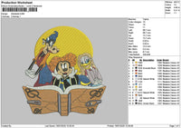 Mickey Halloween 1607 Embroidery File 6 sizes