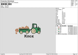 Knoxcar Embroidery File 6 sizes