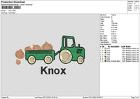 Knoxcar Embroidery File 6 sizes