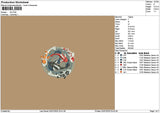 Fish 0207 Embroidery File 6 sizes