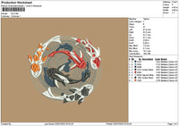 Fish 0207 Embroidery File 6 sizes
