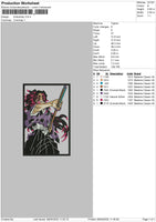 Kokushibo Embroidery File 4 size