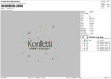 Konietti Embroidery File 6 sizes