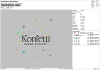 Konietti Embroidery File 6 sizes