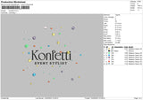 Konietti Embroidery File 6 sizes