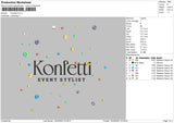 Konietti Embroidery File 6 sizes