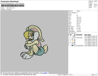 Lola Bunny Embroidery File 4 size