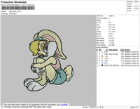 Lola Bunny Embroidery File 4 size