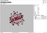 La Bella Embroidery File 4 size