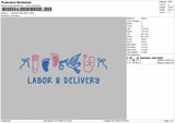 Labor & Delivery Embroidery File