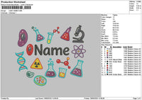 Nametext 1908 Embroidery File 6 sizes