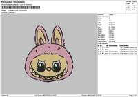 Labupink Face Embroidery File 6 sizes
