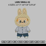 Labu Small 02 Embroidery File 6 sizes