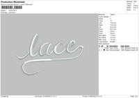 Lace Embroidery File 4 size