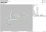 Lace Embroidery File 4 size