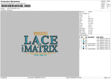 Lace Vs Matrix Embroidery File 5 sizes
