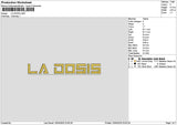 Dosistext Embroidery File 6 sizes