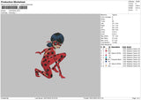 Ladybug Embroidery File 4 size