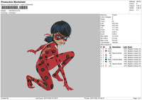 Ladybug Embroidery File 4 size
