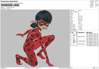 Ladybug Embroidery File 4 size