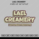Leal Creamery Embroidery File 4 size
