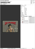La Flame Embroidery File 4 size